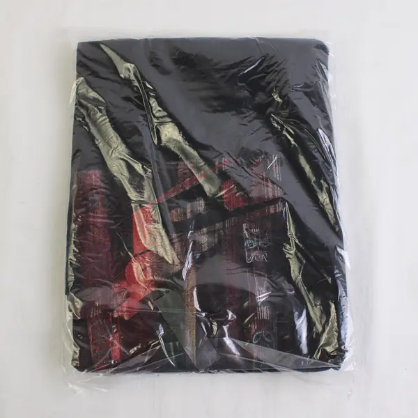 Vtg Hanes Beefy-T Adult L Black Totem Pole Graphic Short Sleeve T-Shirt NWOT