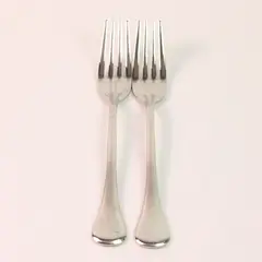 Lot of 2 Oneida Silver Montego Pattern 18/10 SS Salad Forks 7" Good Rare HTF