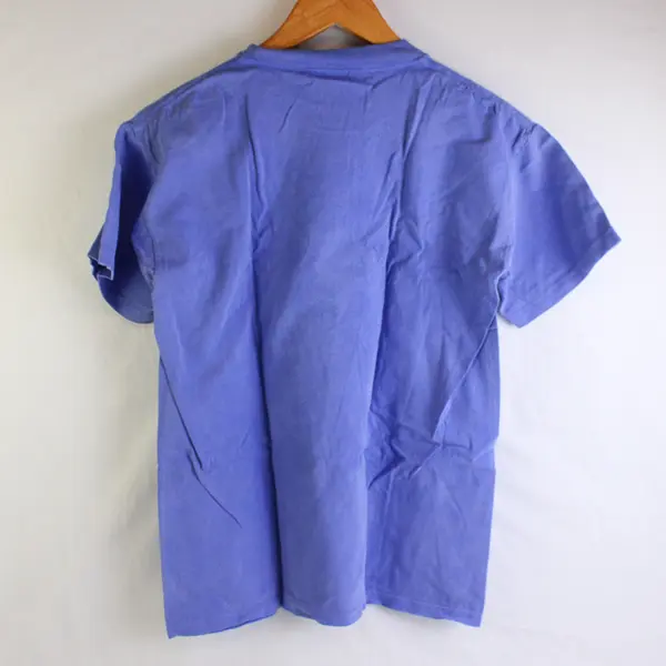 Vtg Oneita Adult L Lilac Rhino Graphic Short Sleeve T-Shirt NWOT