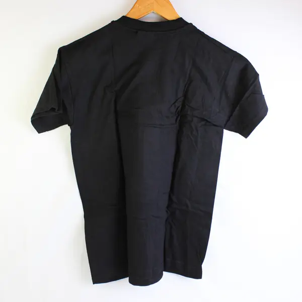 Vtg Hanes Beefy-T Youth L (14-16) Black Rhino Graphic Short Sleeve T-Shirt NWOT