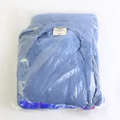 NWOT Vtg Comfort Colors Adult L Blue Tiger Graphic Crew Neck Pullover Sweater