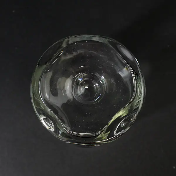 Vintage Johnny Hart BC Comics Pinched Glass 4" Tumbler Juice Anteater