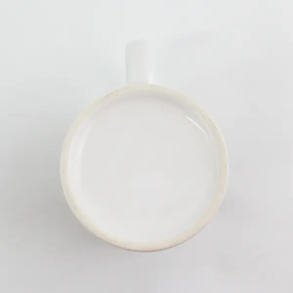 Vintage 1995 J.I.I. Apple Checker Board Coffee Mug Green White Teacher Country