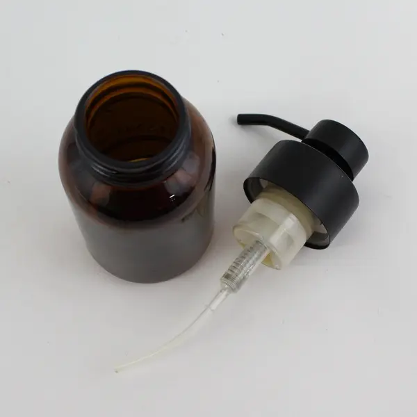 Young Living Refillable Hand Soap Brown Farmhouse Empty Pump Bottle