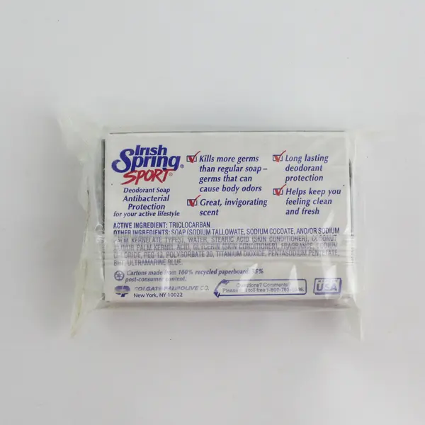 Irish Spring Sport 2.5 oz Bar Soap Sealed New Discontinued