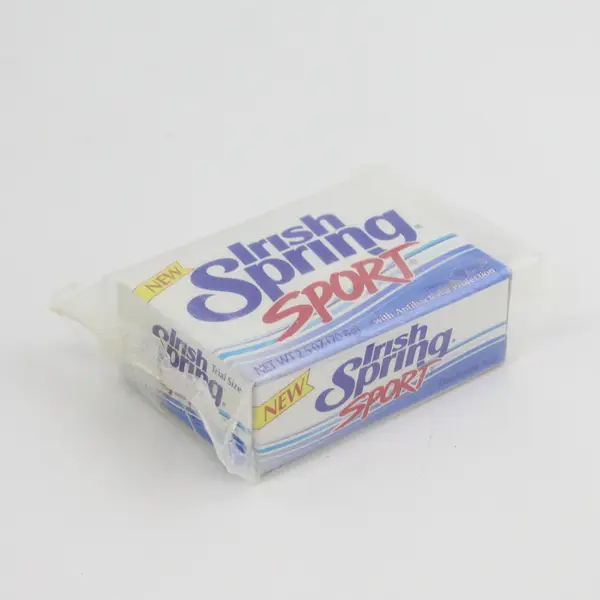 Irish Spring Sport 2.5 oz Bar Soap Sealed New Discontinued