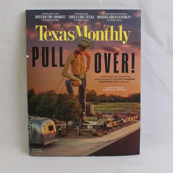 Texas Monthly Magazine  Pull Over! October 2022