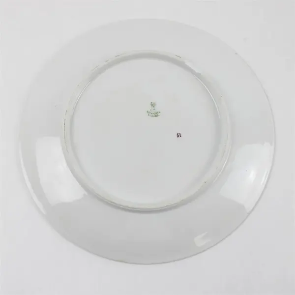 Vintage C.T. Altwasser Silesia Porcelain Roses Gold Rim Collector Plate