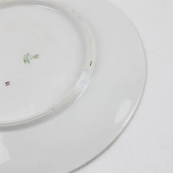 Vintage C.T. Altwasser Silesia Porcelain Roses Gold Rim Collector Plate