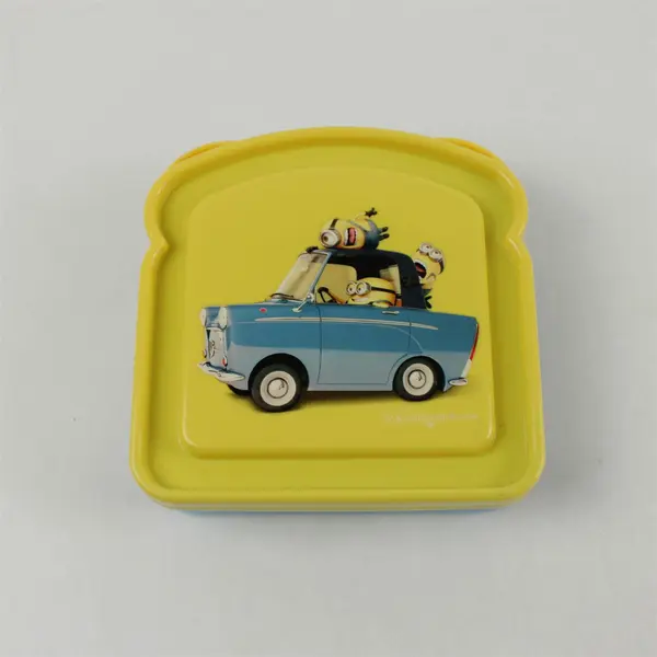Disney Despicable Me Minions Sandwich Lunch Container Keeper 5in
