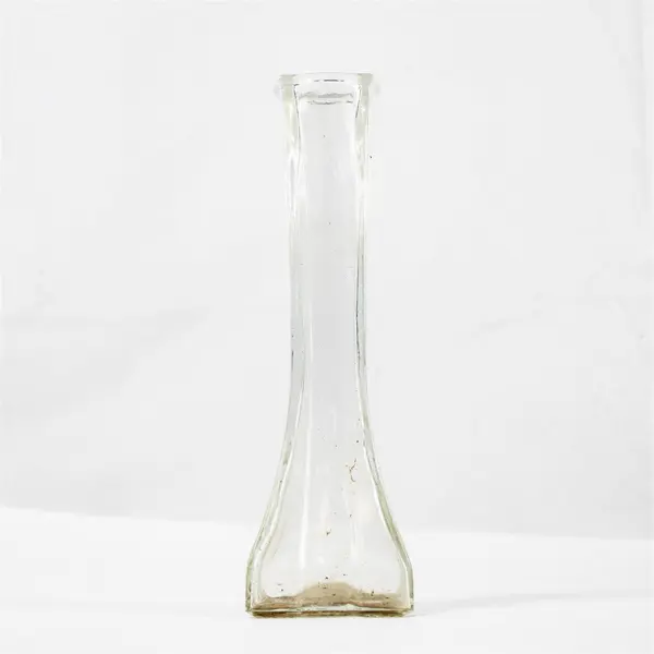 Vintage Profile 1408 Europa Clear Pressed Glass Bud Vase 1986-87