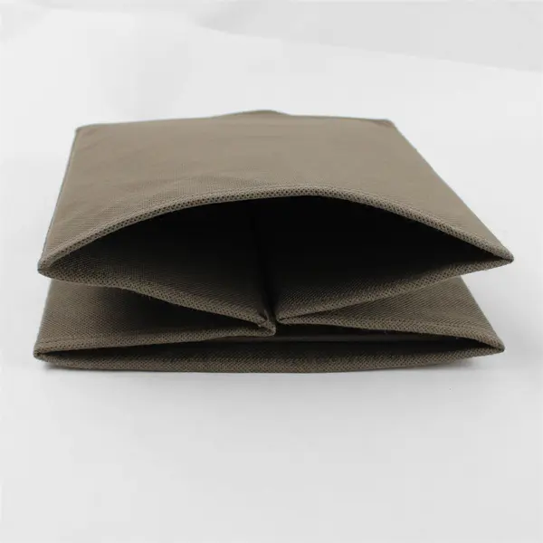 Collapsible Foldable Fabric Storage Bin Brown Organizer Closet Shelf