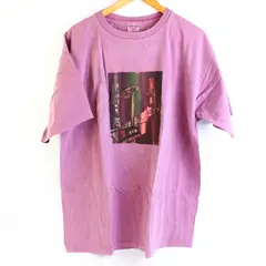 Vtg Comfort Colors Adult XL Purple Totem Pole Graphic Short Sleeve T-Shirt NWOT