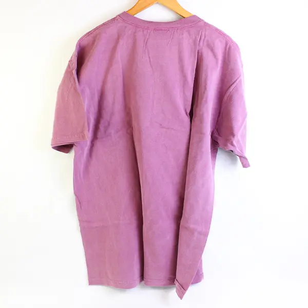 Vtg Comfort Colors Adult XL Purple Totem Pole Graphic Short Sleeve T-Shirt NWOT