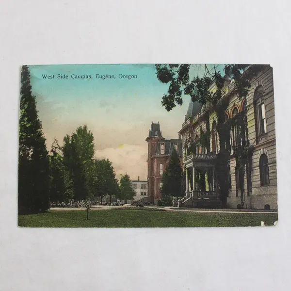 Lot Of 2 University Of Oregon Campus Eugene Oregon Litho Postcards Sprouse 1910s