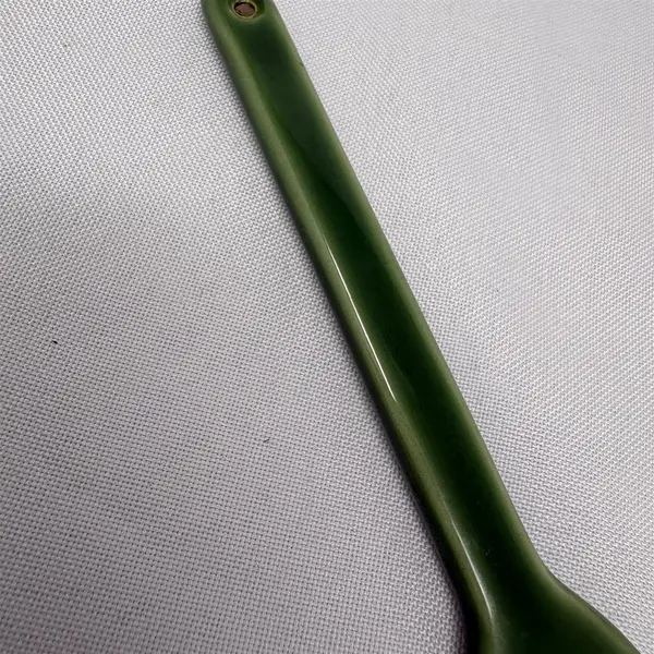 Green Ceramic Decorative Spoon 5.25" Collectible Display Accent