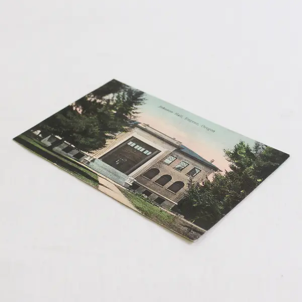 Johnson Hall University Of Oregon Eugene Oregon Litho Postcard Sprouse 1910s