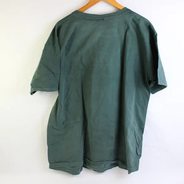 NWOT Vtg Comfort Colors Adult XL Dark Green Totem Graphic Short Sleeve T-Shirt