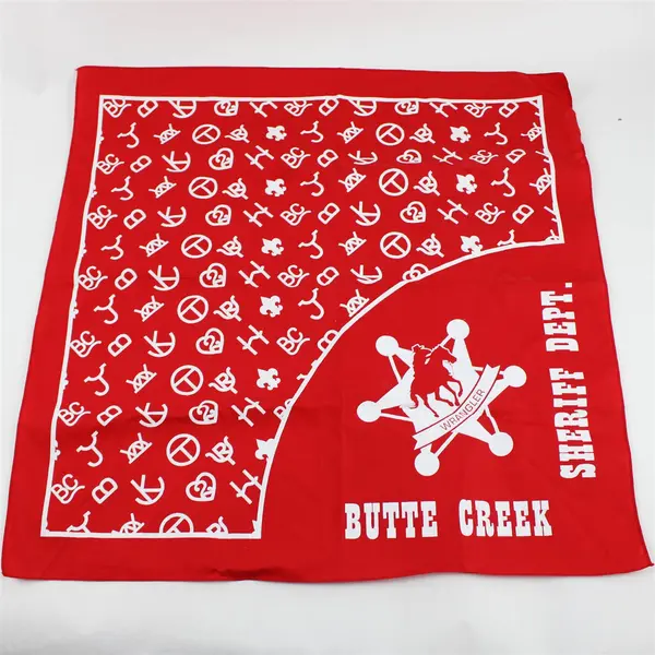 Butte Creek Sheriff Dept Red Bandana