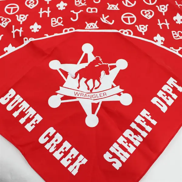 Butte Creek Sheriff Dept Red Bandana