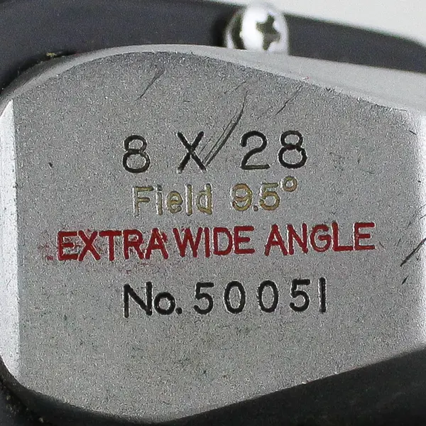 Vintage Gold Cup 8 x 28 binoculars With Brown Leather Case