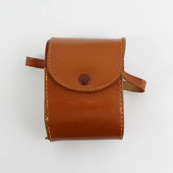 Vintage Gold Cup 8 x 28 binoculars With Brown Leather Case