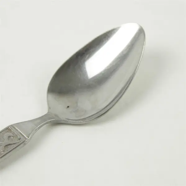 Set of 5 Riviera RIF11 Engraved Stainless Steel Teaspoons 6 3/8" Flatware 