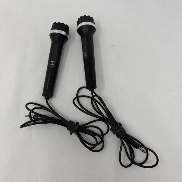 Vintage Lot of 2 Handheld Microphones - Untested, For Parts
