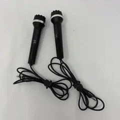 Vintage Lot of 2 Handheld Microphones - Untested, For Parts