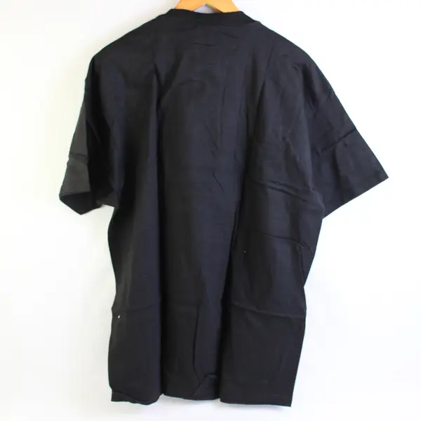 NWOT Vtg Hanes Beefy-T Adult XL Black Rhino Graphic Short Sleeve T-Shirt