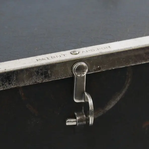 Vintage Sunbeam Electric Iron Metal Box Carry Case