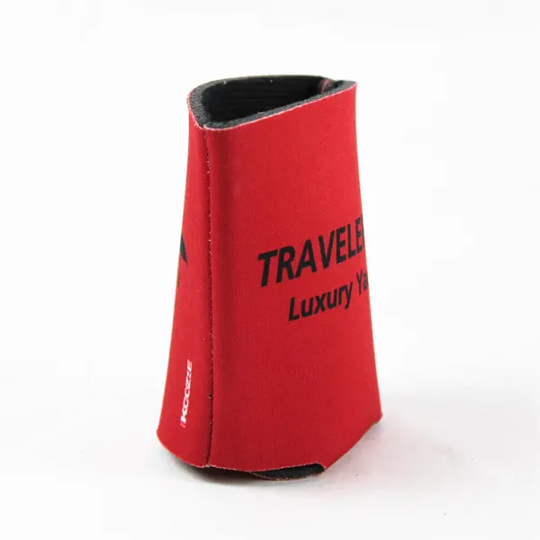 Koozie Travelers Luxury Yacht Red Insulated Can Holder Cooler Collectible