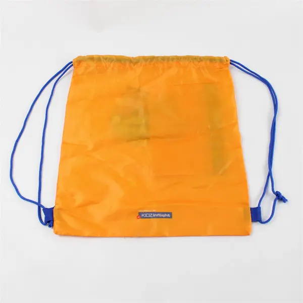 Treasure Iceland Yellow Drawstring Backpack Icelandair Small Travel Souvenir