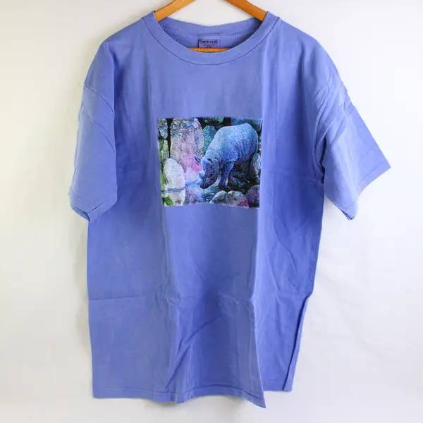 NWOT Vtg Comfort Colors Adult XL Lilac Rhino Graphic Short Sleeve T-Shirt