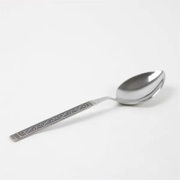 Set of 2 Oneida Spanish Court Stainless Oval Soup Spoon 6.75 in