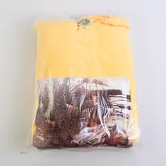 NWOT Vtg Oneita Adult XL Yellow Sleeping Wolf Graphic Pullover Sweatshirt