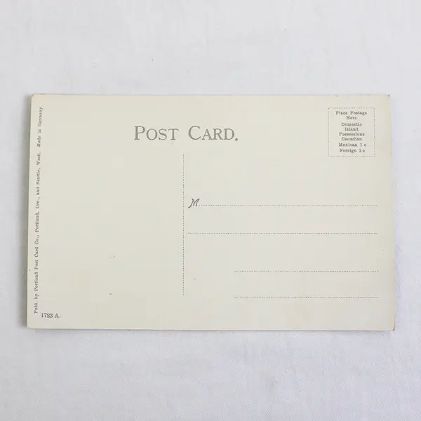 White Temple IOOF Eugene Oregon Color Litho Postcard Portland Post Card Co