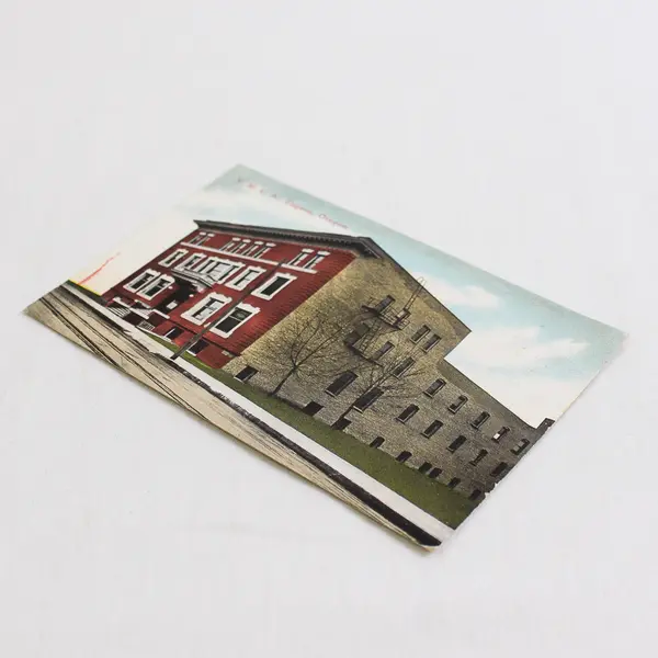 YMCA Building Eugene Oregon Color Litho Postcard W.J. Hill 