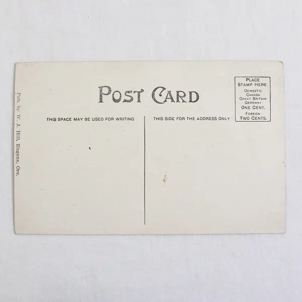 Hotel Osburn Eugene Oregon Color Litho Postcard W.J. Hill 1910s