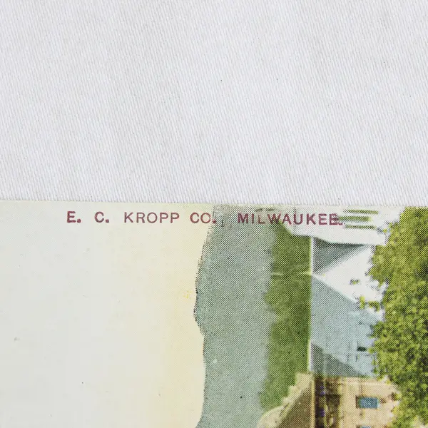 Court House And New Osborne Hotel Eugene Oregon Color Litho Postcard 1910s 