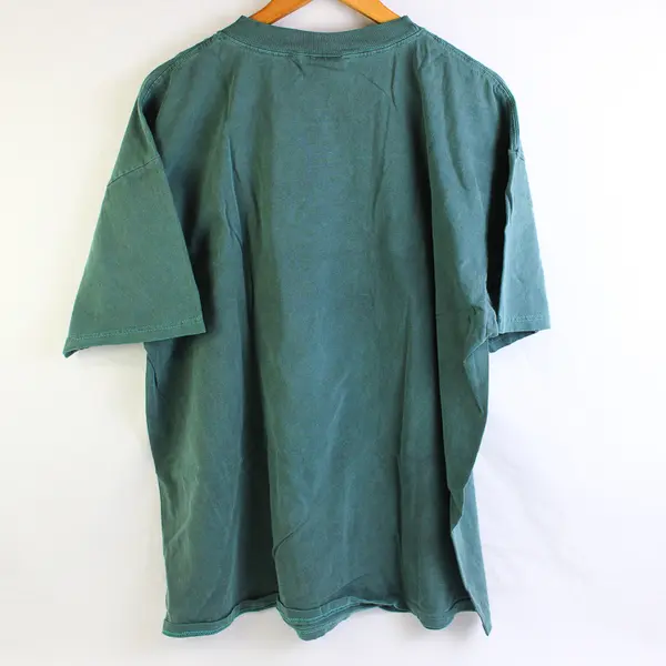 NWOT Vtg Port and Company Adult XL Dark Green Rhino Graphic Short Sleeve T-Shirt