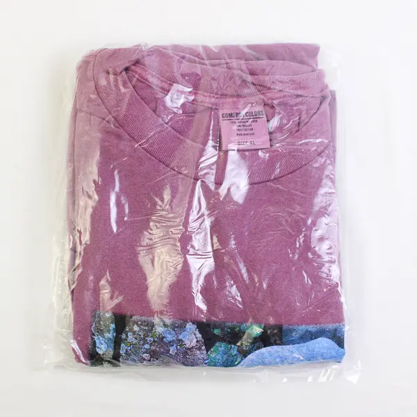 NWOT Vtg Comfort Colors Adult XL Purple Rhino Graphic Short Sleeve T-Shirt