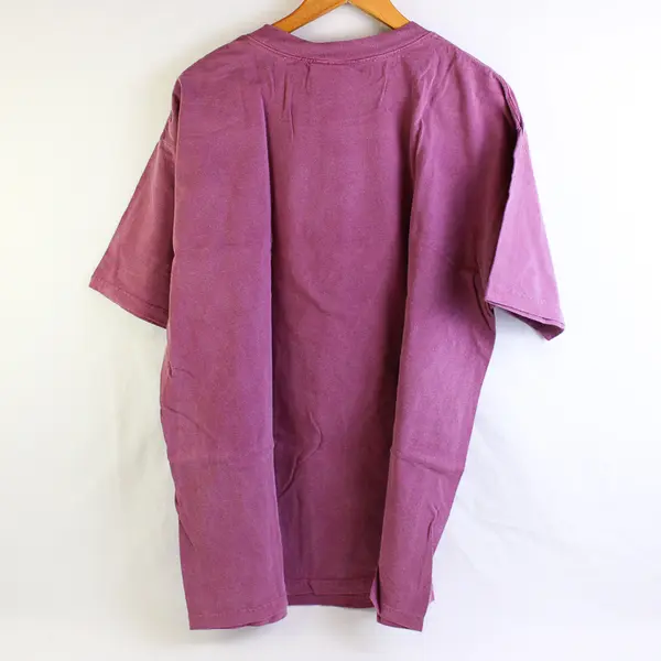 NWOT Vtg Comfort Colors Adult XL Purple Rhino Graphic Short Sleeve T-Shirt