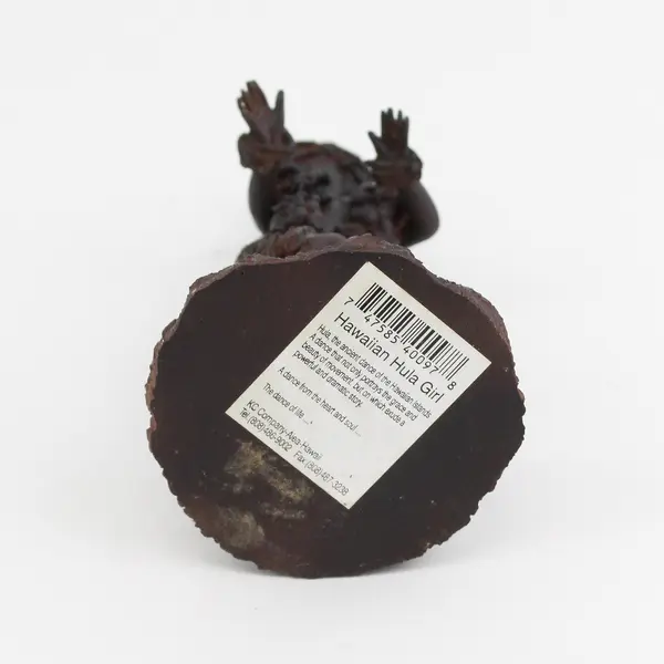 Vintage K.C. Co. Hawaiian Hula Girl Resin Figurine Hawaii 6.25"