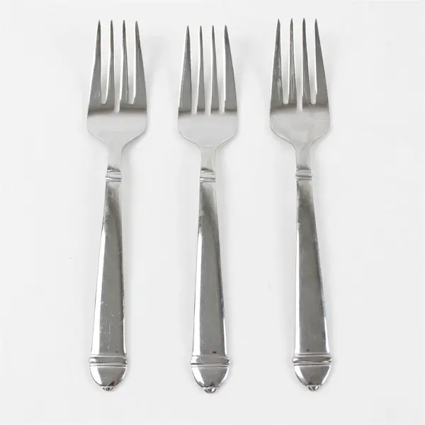 Set of 3 Towle Copenhagen Stainless Individual Salad Forks