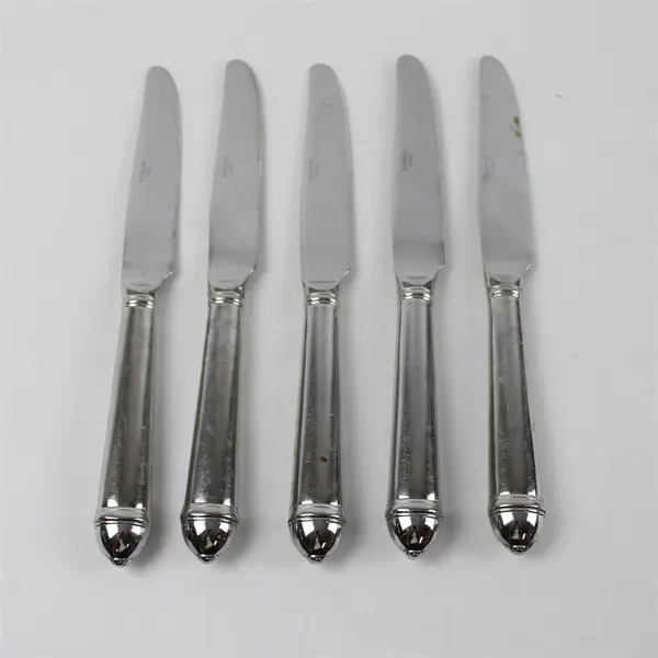 Set of 5 Towle Copenhagen Stainless "New French" Hollow Knives
