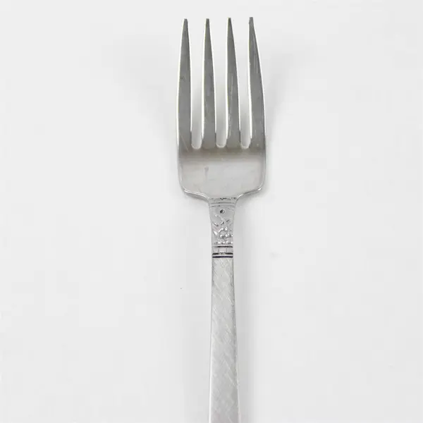 Set of 5 Oneida Brookwood Burnished Stainless Individual Salad Forks