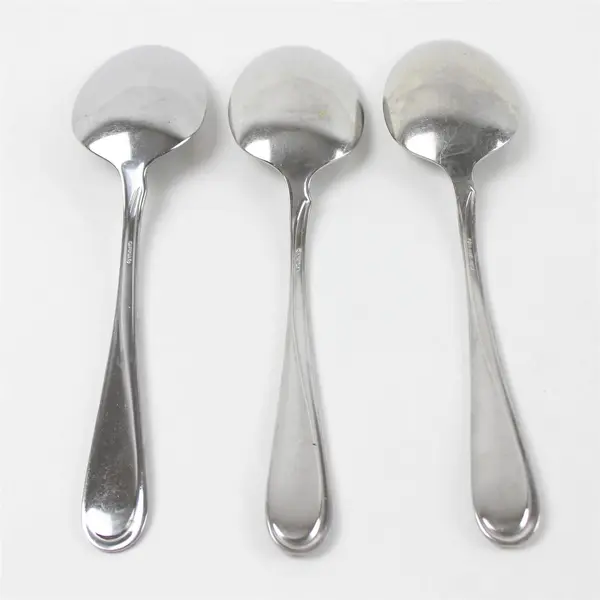 Set of 3 Oneida Satin Flight Stainless Tablespoons