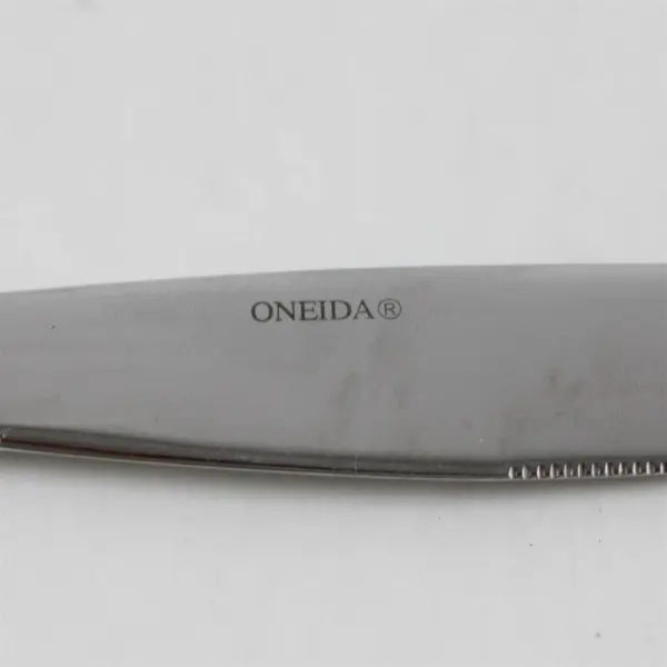 Set of 3 Oneida Satin Flight Stainless Modern Solid Knives 