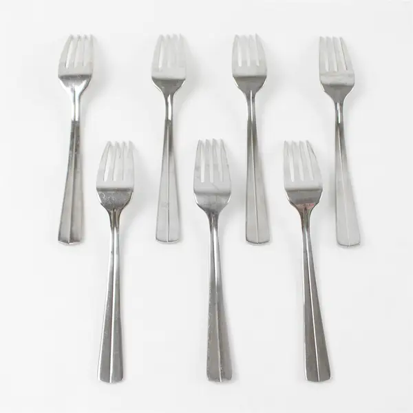 Set of 7 Cambridge Dunhill Stainless Salad Forks